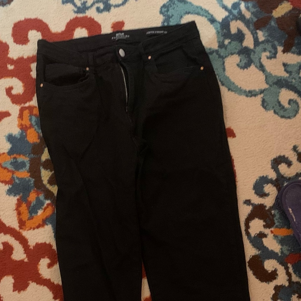 Cotton On size 12 straight leg black jean
